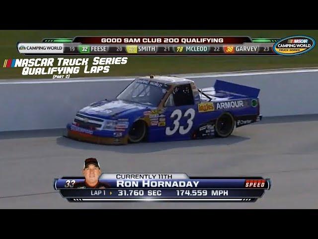 NASCAR Truck Series Qualifying Laps #1