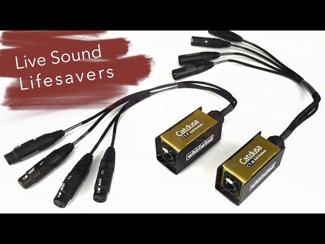 Live Sound Lifesavers - Whirlwind CATDUSA CTM & CTF - AUDIO & DMX SNAKES