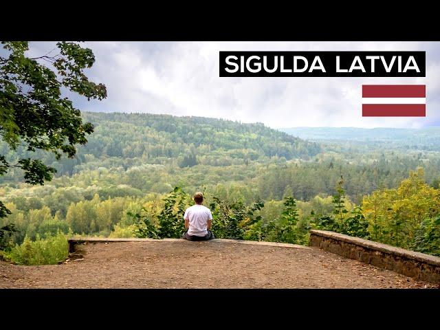 My Day in SIGULDA  | Visiting the FORESTS OF LATVIA! (Gauja National Park)