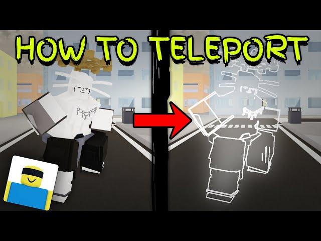 How To TELEPORT In Jujutsu Shenanigans...