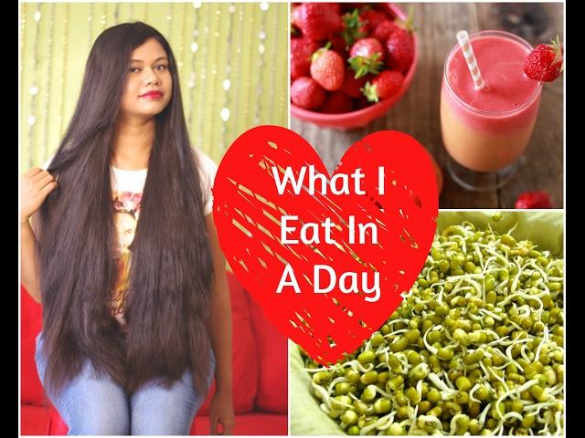 What I Eat In A Day For HEALTHY LONG HAIR| Cook Indian Food With Me| Sushmita's Diaries