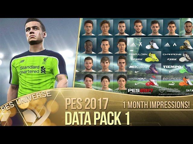 [TTB] PES 2017 Data Pack 1 Update - New Boots & Faces - Impressions A Month Later!