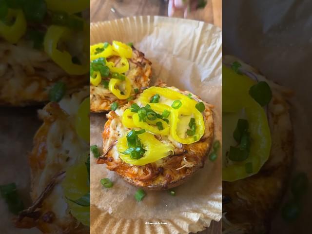 5 MIN BUFFALO CHICKEN PIZZA BAGEL! 
