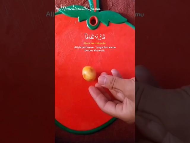 ️Blissful Bites Quranic Recitation Paired with Fruit #Quranrecitation #Fruits