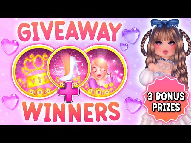 HUGE DRESS TO IMPRESS GIVEAWAY WINNERS! #10 || ROBLOX