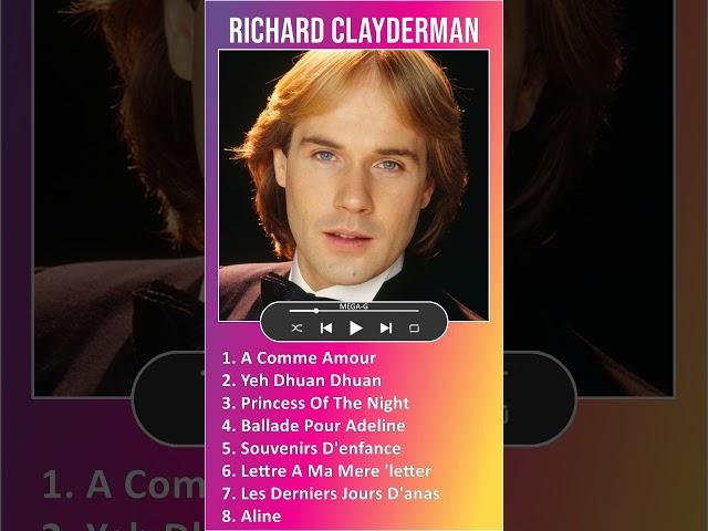 Richard Clayderman MIX Best Songs #shorts ~ 1970s Music ~ Top Easy Listening, Classical, New Age