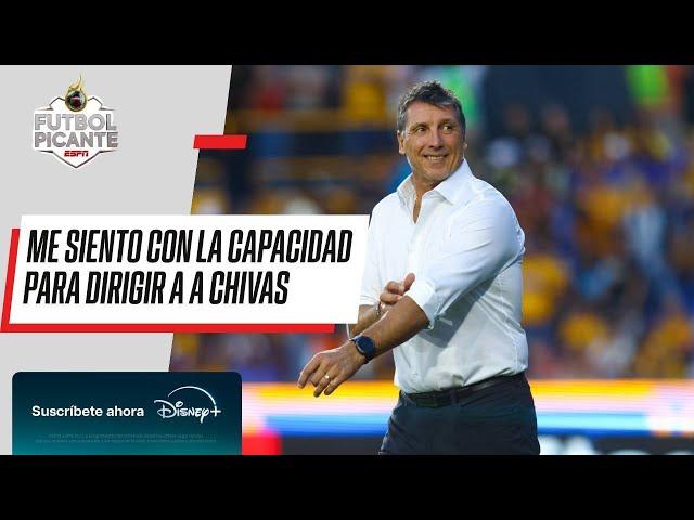 Robert Dante Siboldi: Para mí sería un GRAN HONOR dirigir a CHIVAS