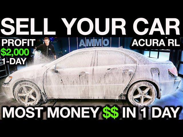 Detail and Sell Your Car for Most Money $$$ in 1-Day: Must See Before Dealership Trade-In