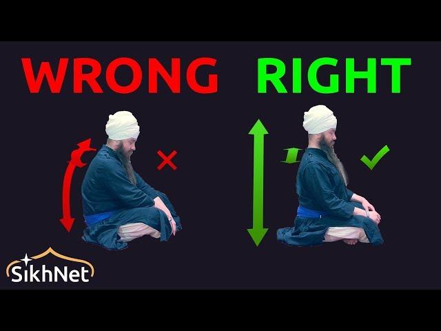 How to Sit Comfortably in Sangat - SikhNet.com