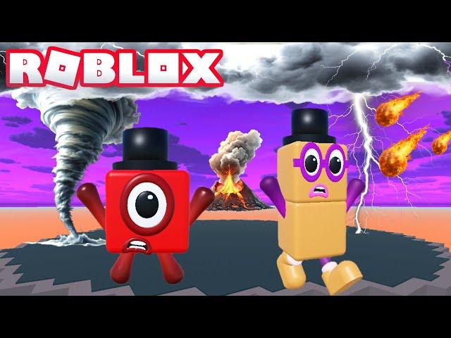 [NEW and UPDATED] Numberblocks Natural Disaster Survival - Part 1 | Roblox