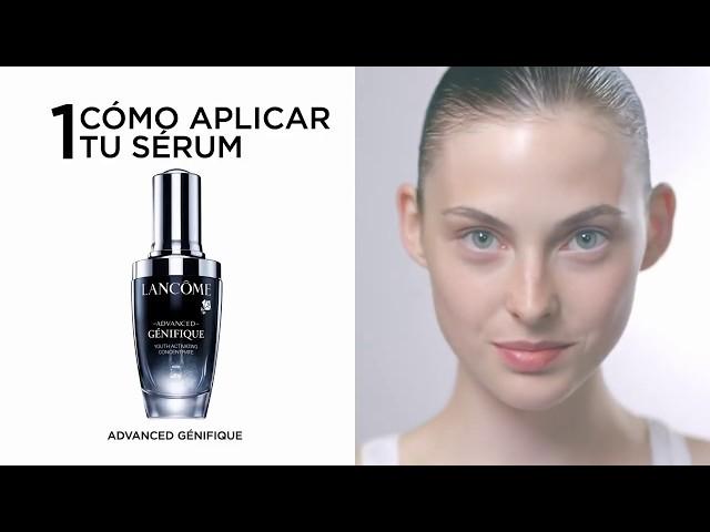 Cómo se aplica el sérum Advanced Génifique de Lancôme