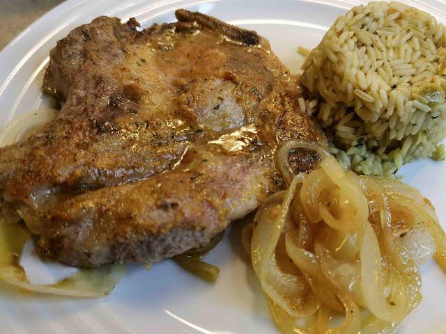 Mouthwatering Oven-Baked Ranch Pork Chops recipe.