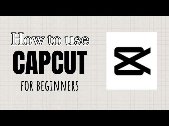 how to use capcut // how I edit my videos // for beginners 