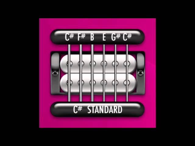 Perfect Guitar Tuner (C# / Db Standard = C# F# B E G# C#)