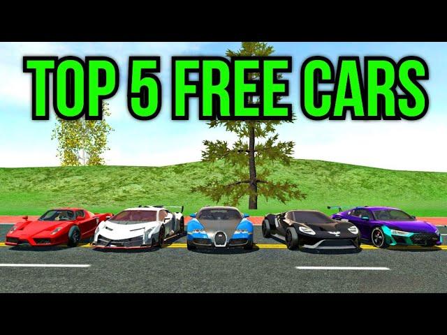 Top 5 Fastest Free Cars - Car Simulator 2