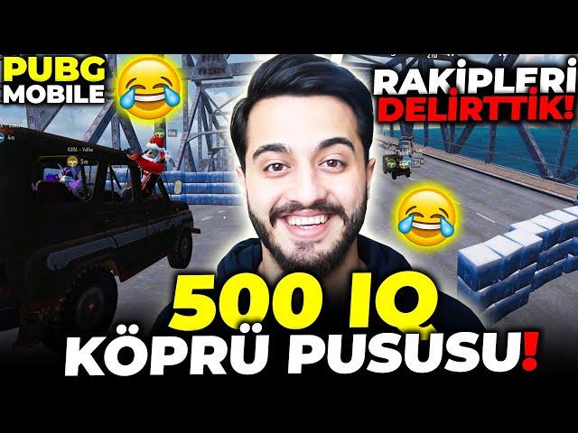 ARAP RAKİPLERİ KÖPRÜYE HAPSETTİK! ÇILGINSINIZ DEDİ! 500 IQ KÖPRÜ PUSUSU PUBG Mobile