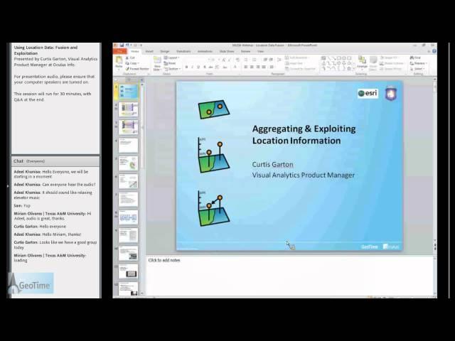 GeoTime Webinar: Using Location Data - Fusion and Exploitation