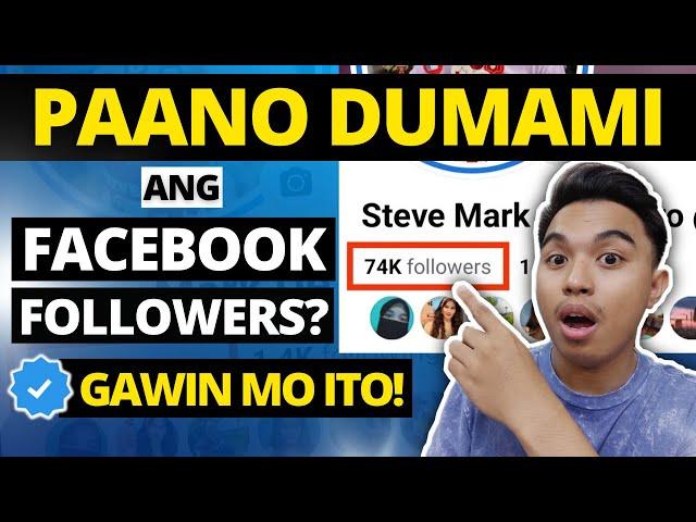 PAANO DUMAMI ANG FOLLOWERS SA FACEBOOK? HOW TO INCREASE FACEBOOK FOLLOWERS 2024?