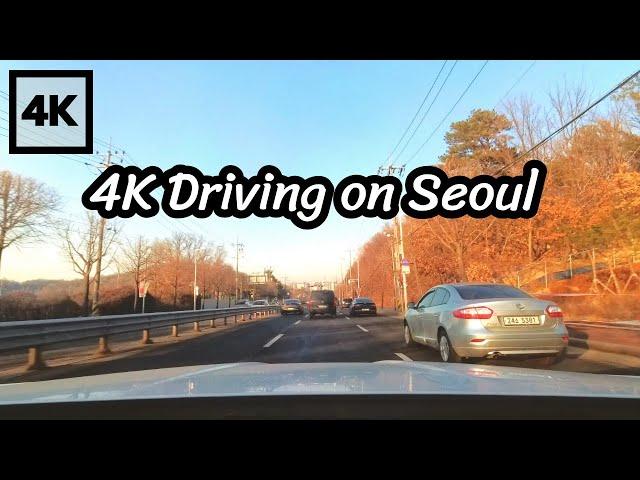 4K Drive Genesis from Bucheon to Seoul. G80 / 부천에서 강서구 가는 길 / Genesis G80