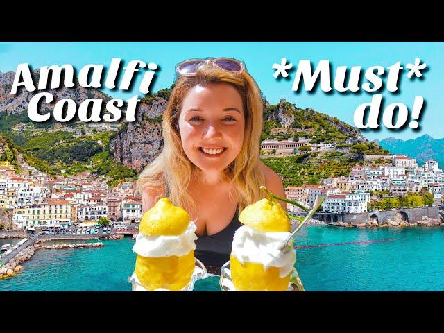 Don't Come to the Amalfi Coast Without Doing THIS! | Amalfi Coast, Italy Boat Tour | Positano, Italy