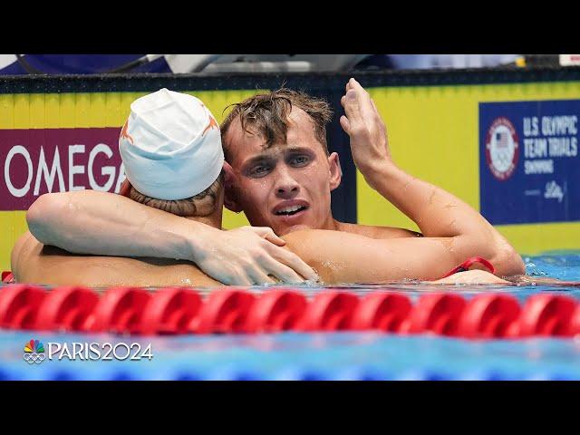 Carson Foster beats Olympic medalists Chase Kalisz and Jay Litherland in 400m medley | NBC Sports