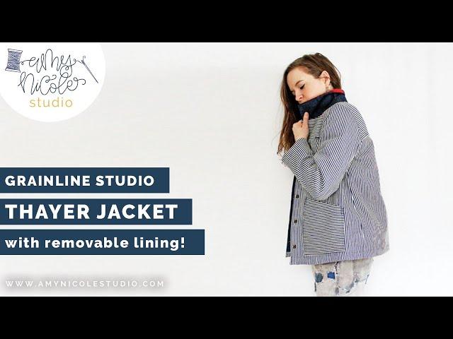 Grainline Studio Thayer Jacket with Removable Lining