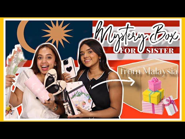 I got my Sister a Mystery Box from Malaysia ft @Gopali  | ‍️