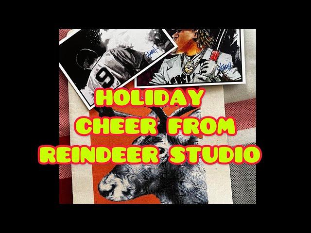 SKAGHT of Reindeer studio spreading Christmas cheer! #reindeerstudios #christmas #bestfriend