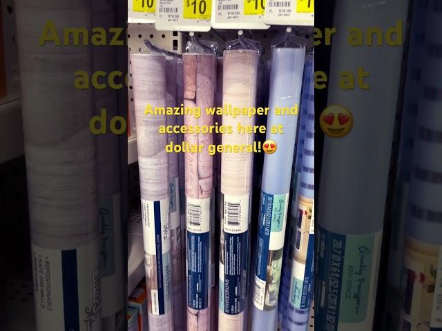 Found amazing deals on wall paper, hangers and tiles at #dollargeneral ! #wallpaper #wallhanging