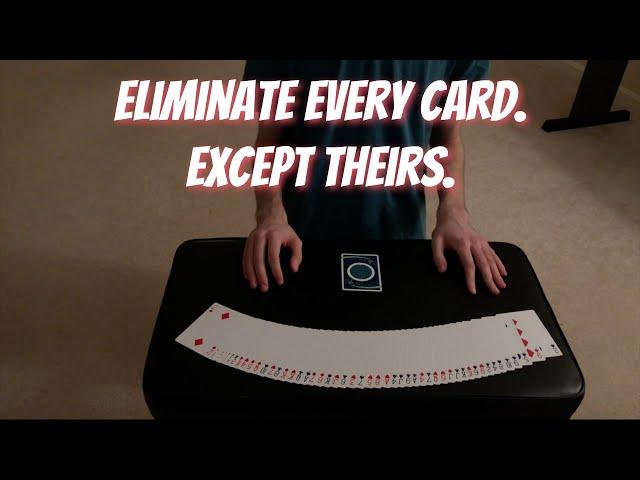 Process Of Elimination - Self Working Mathematical Card Trick - Performance/Tutorial