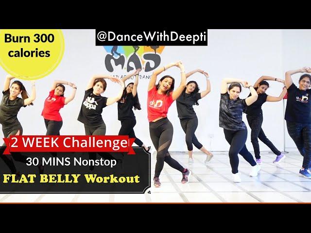 DWD#112 - 30mins Daily BELLY FAT BURN Workout | Easy Exercise to Lose weight 3-5kgs #dancewithdeepti