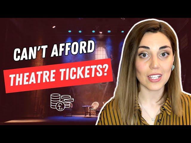 5 Ways to Buy CHEAP London Theatre TICKETS FOR £25