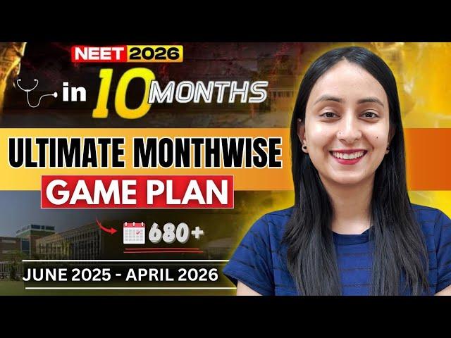 How to Crack NEET 2026 in 10 Months ? | Step by Step Plan #neet #neet2026 #strategy