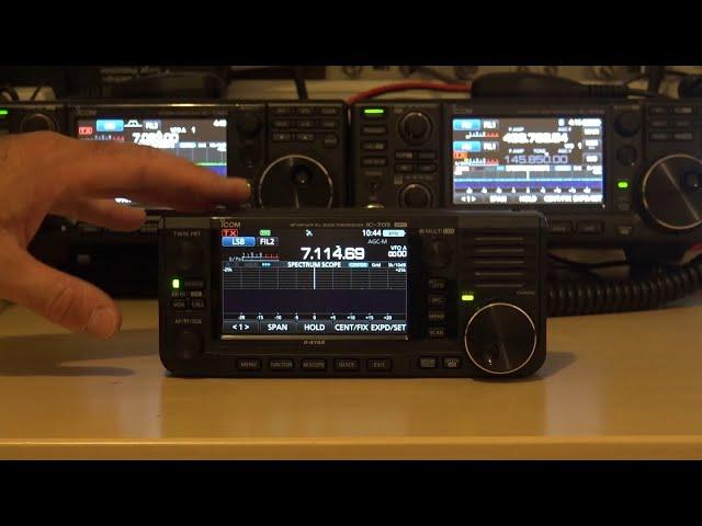 Icom IC-705 Hands On Review, HF/VHF/UHF All Mode Ham Transceiver!!