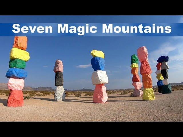 Seven Magic Mountains - Modern Art or Modern Eyesore?  You Decide - Please Watch for Rattlesnakes!