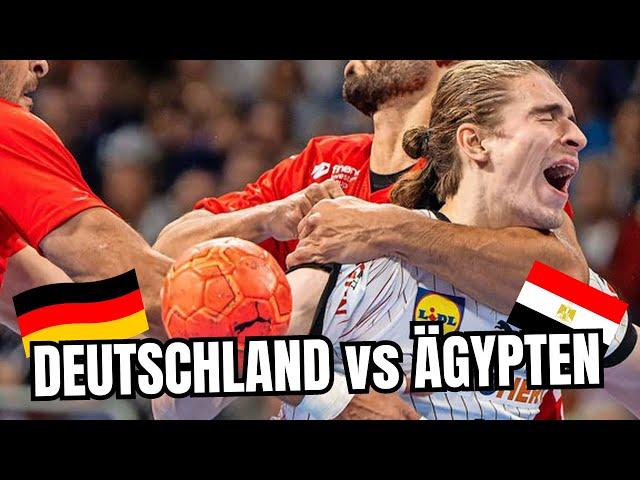 Deutschland vs Ägypten Handball Länderspiel