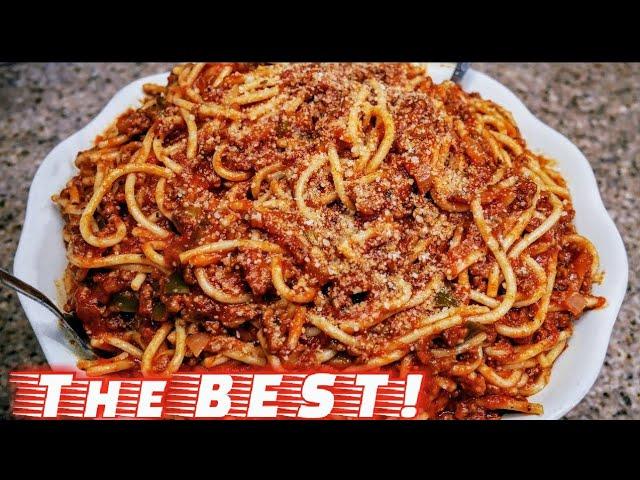 Classic Spaghetti and Meat Sauce | Meat Sauce Recipe | The simple way