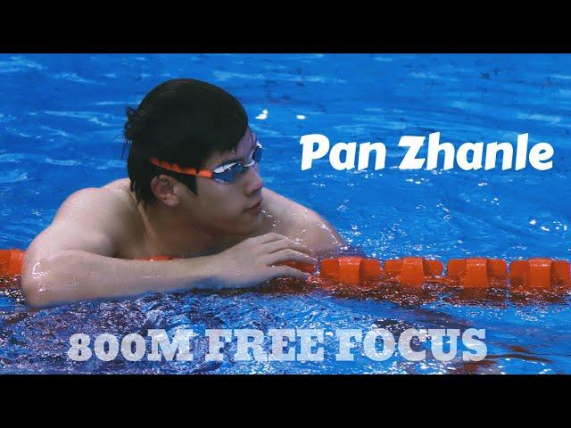 【Pan Zhanle|潘展乐】 800m freestyle winners focus World Cup It’s enjoyable to watch him swim elegantly