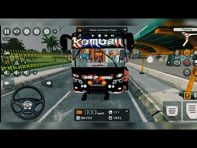 Bus simulator Indonesia game play....Komban bus ride