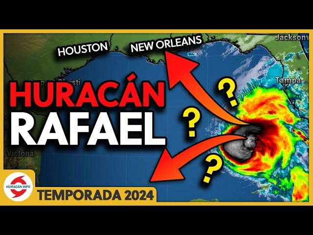 Rafael en el Golfo de México. Incierta su futura trayectoria. Huracán Rafael hacia México o Luisiana