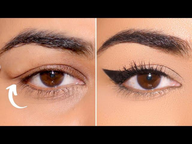 3 Incredible Eyeliner Styles for EXTREME HOODED Eyes!