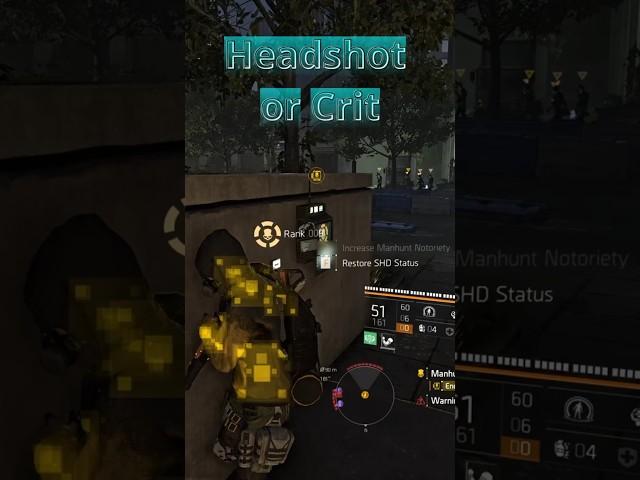 Crit Damage or Headshot Power? You Decide  The Division 2 Y6S3 #shorts #youtubeshorts