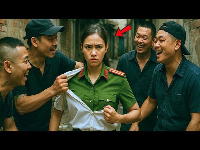 Nữ Công An Bị Lột Quân Phục Trên Phố – Nhưng Chỉ 10 Giây Sau, Cả Bọn Giang Hồ Phải Quỳ Xuống!