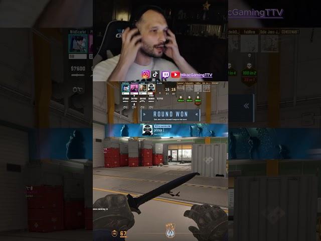 "No time to lose... but we tied?! ⏱️ | CS2 Clutch Moment" #cs2 #clutch #fyp