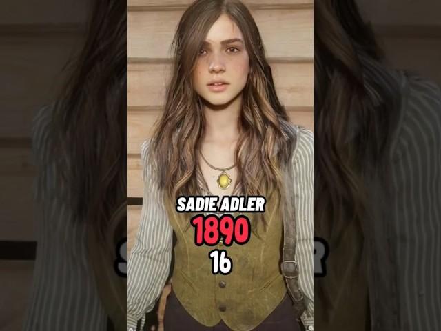 How old is Sadie Adler Red Dead Redemption 2 #gaming #fyp #shorts #sadieadler