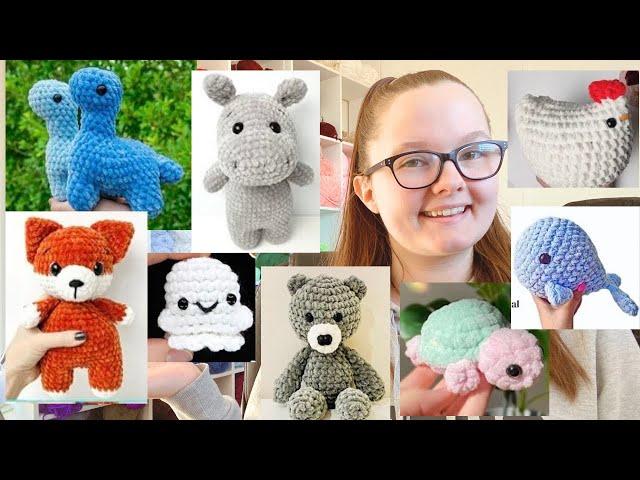 20 Beginner Amigurumi Patterns PERFECT for a NEW CROCHETER