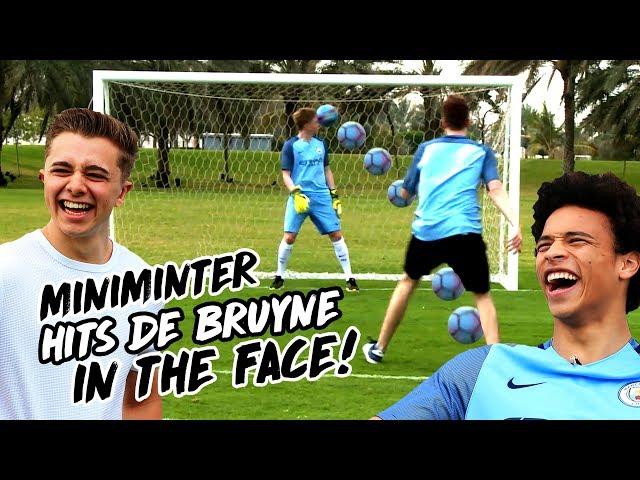 MINIMINTER HITS DE BRUYNE IN THE FACE WITH RABONA! ChrisMD & Miniminter v De Bruyne, Sane & Sterling