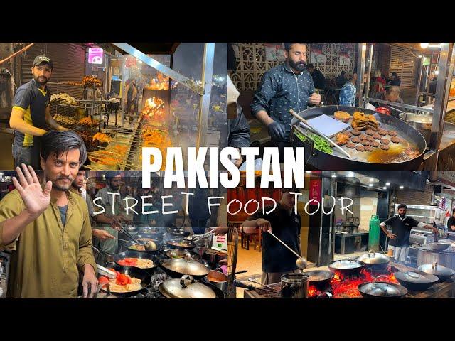  Hussainabad Food Street Tour - Karachi, Pakistan - 4K Walking Tour with Captions