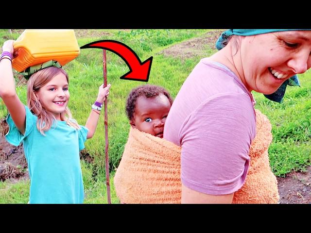 Babysitting in Rwandan Village! | Rwanda 10