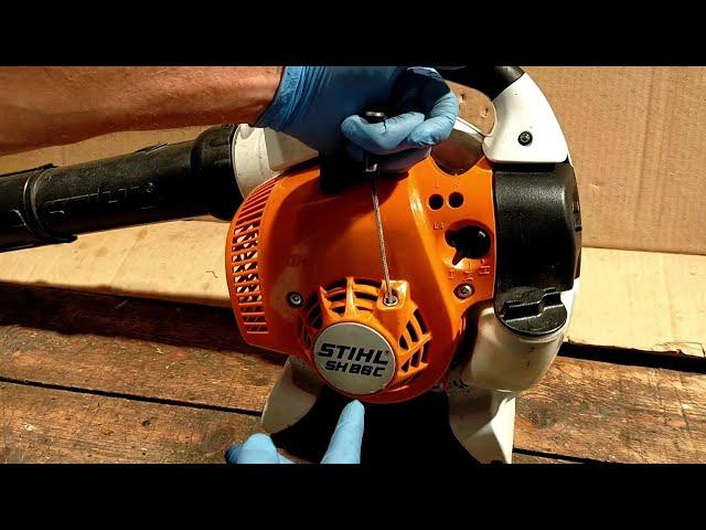 Stihl BG 86 / SH86 Easy start RECOIL FIX / Conversion